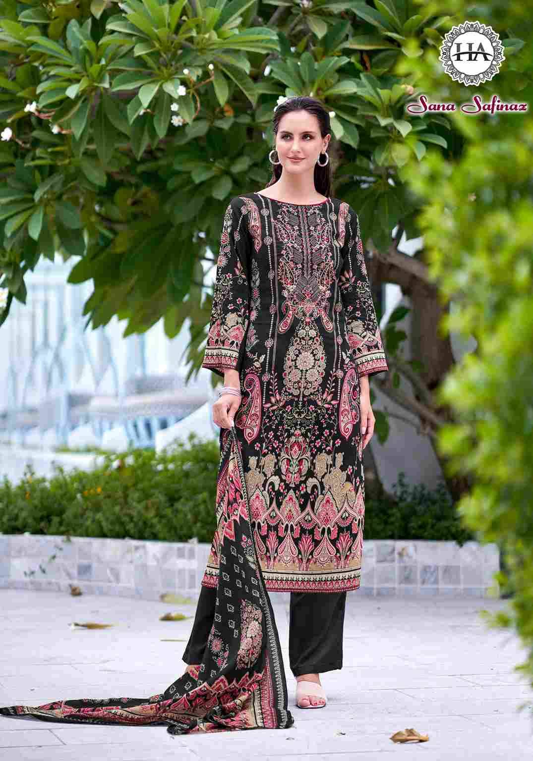 Sana Safinaz By Harshit Fashion Hub 2065-880-01 To 2065-880-08 Series Beautiful Festive Suits Stylish Fancy Colorful Casual Wear & Ethnic Wear Pure Cotton Print Dresses At Wholesale Price