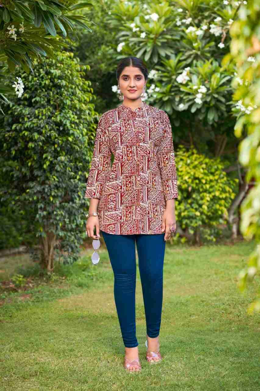 Orio By Tips And Tops 1001 To 1006 Series Designer Stylish Fancy Colorful Beautiful Party Wear & Ethnic Wear Collection Heavy Rayon Tops At Wholesale Price