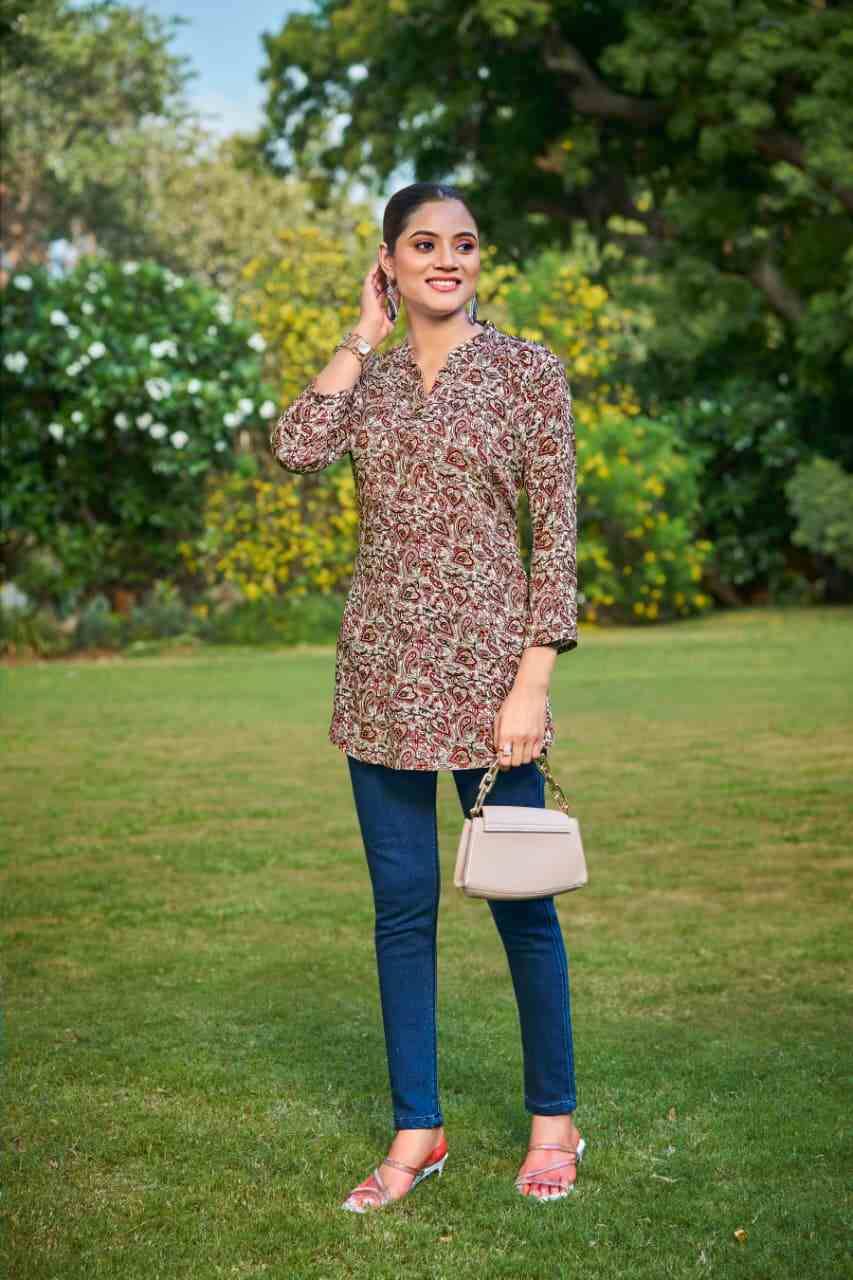 Orio By Tips And Tops 1001 To 1006 Series Designer Stylish Fancy Colorful Beautiful Party Wear & Ethnic Wear Collection Heavy Rayon Tops At Wholesale Price
