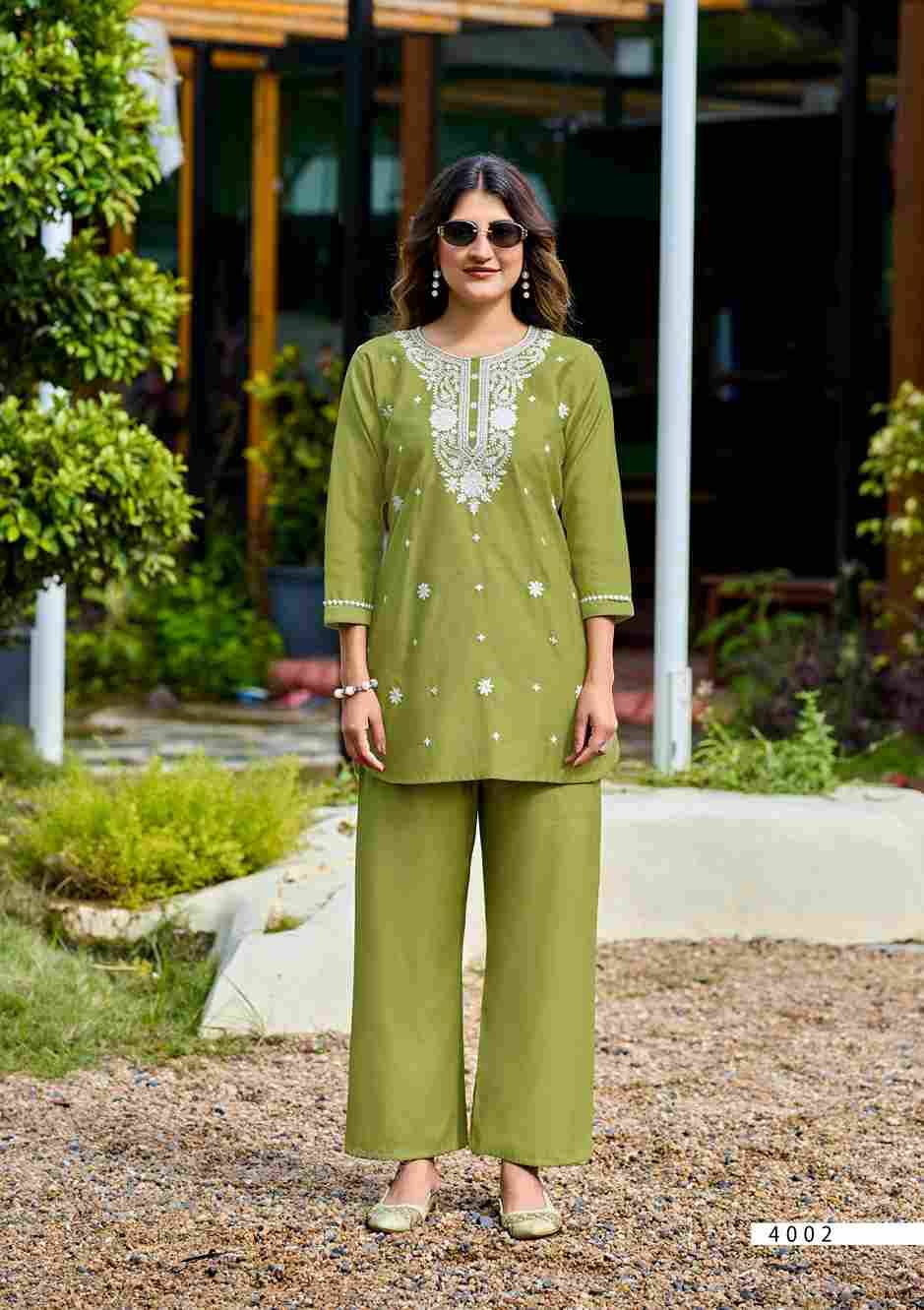 Vama Vol-4 By Ossm 4001 To 4006 Series Designer Stylish Fancy Colorful Beautiful Party Wear & Ethnic Wear Collection Viscose Silk Co-Ord At Wholesale Price
