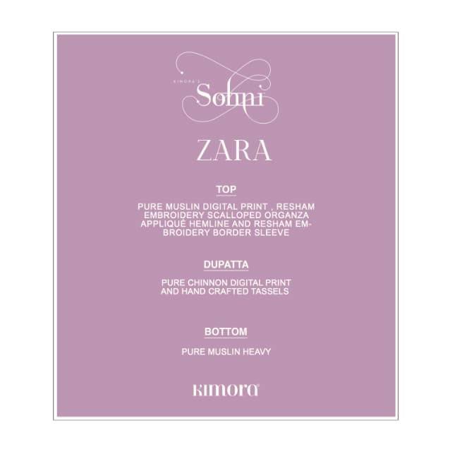 Zara By Sohni 461 To 464 Series Beautiful Suits Colorful Stylish Fancy Casual Wear & Ethnic Wear Pure Muslin Dresses At Wholesale Price