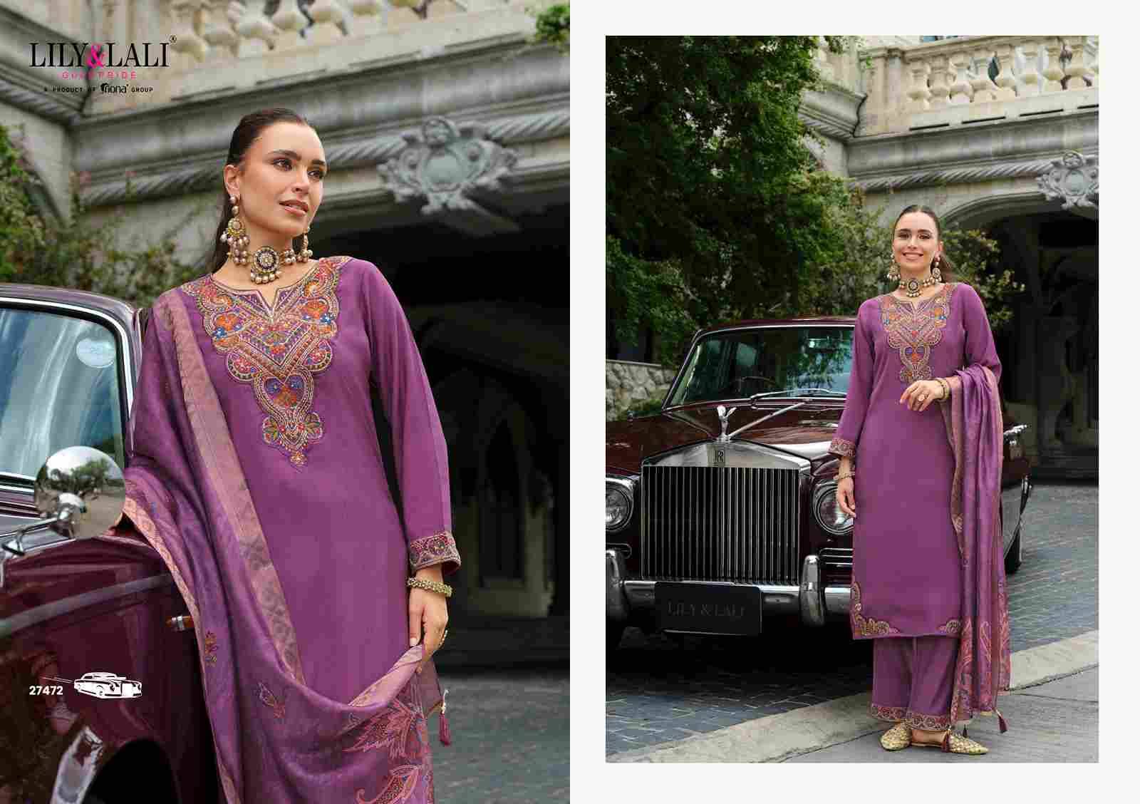 Ibadat By Lily And Lali 27471 To 27474 Series Beautiful Festive Suits Colorful Stylish Fancy Casual Wear & Ethnic Wear Viscose Silk Embroidery Dresses At Wholesale Price