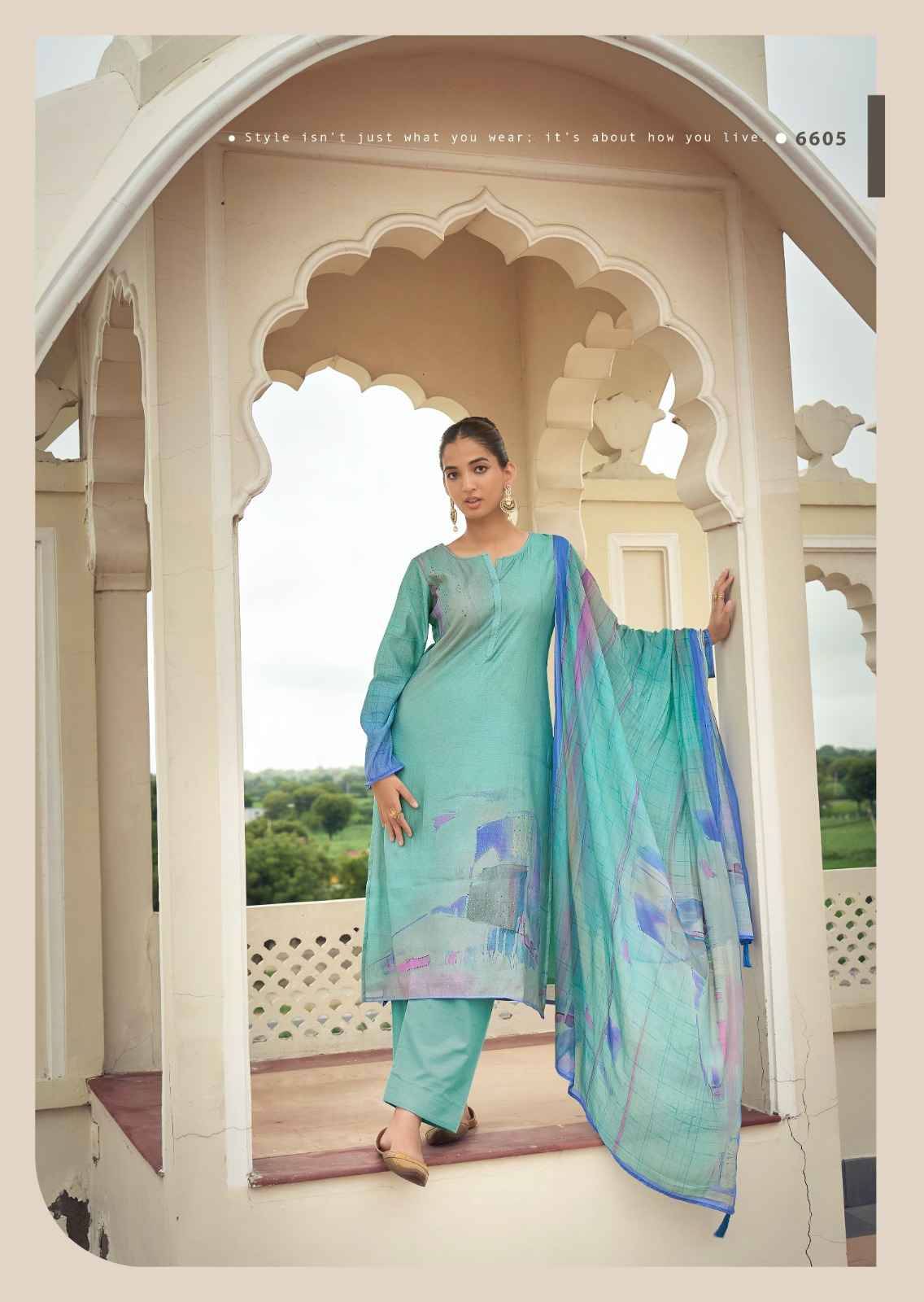 Eknoor By PRM Trendz 6601 To 6606 Series Beautiful Festive Suits Colorful Stylish Fancy Casual Wear & Ethnic Wear Muslin Silk Dresses At Wholesale Price