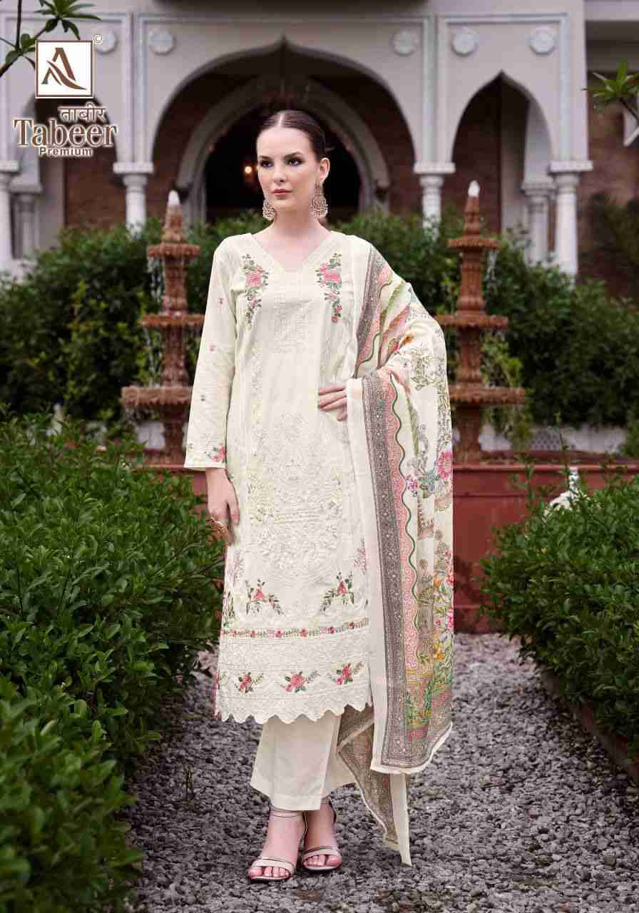 Tabeer Premium By Alok Suit 2050-854-A-01 To 2050-854-A-08 Series Beautiful Festive Suits Stylish Fancy Colorful Casual Wear & Ethnic Wear Pure Cambric Lawn Embroidered Dresses At Wholesale Price