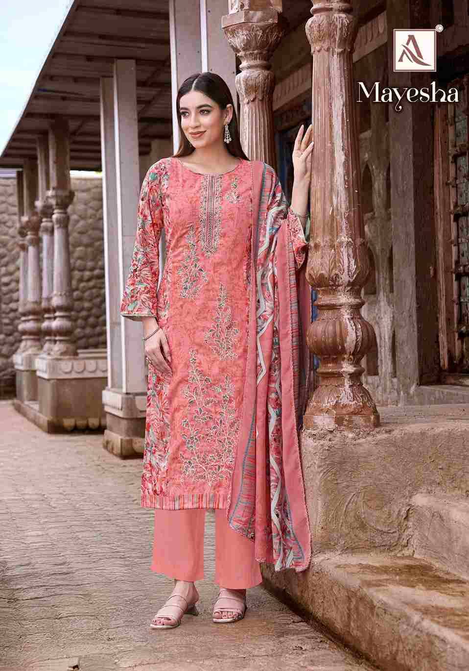Mayesha By Alok Suit 2052-867-01 To 2052-867-06 Series Beautiful Festive Suits Colorful Stylish Fancy Casual Wear & Ethnic Wear Pure Cambric Cotton Dresses At Wholesale Price