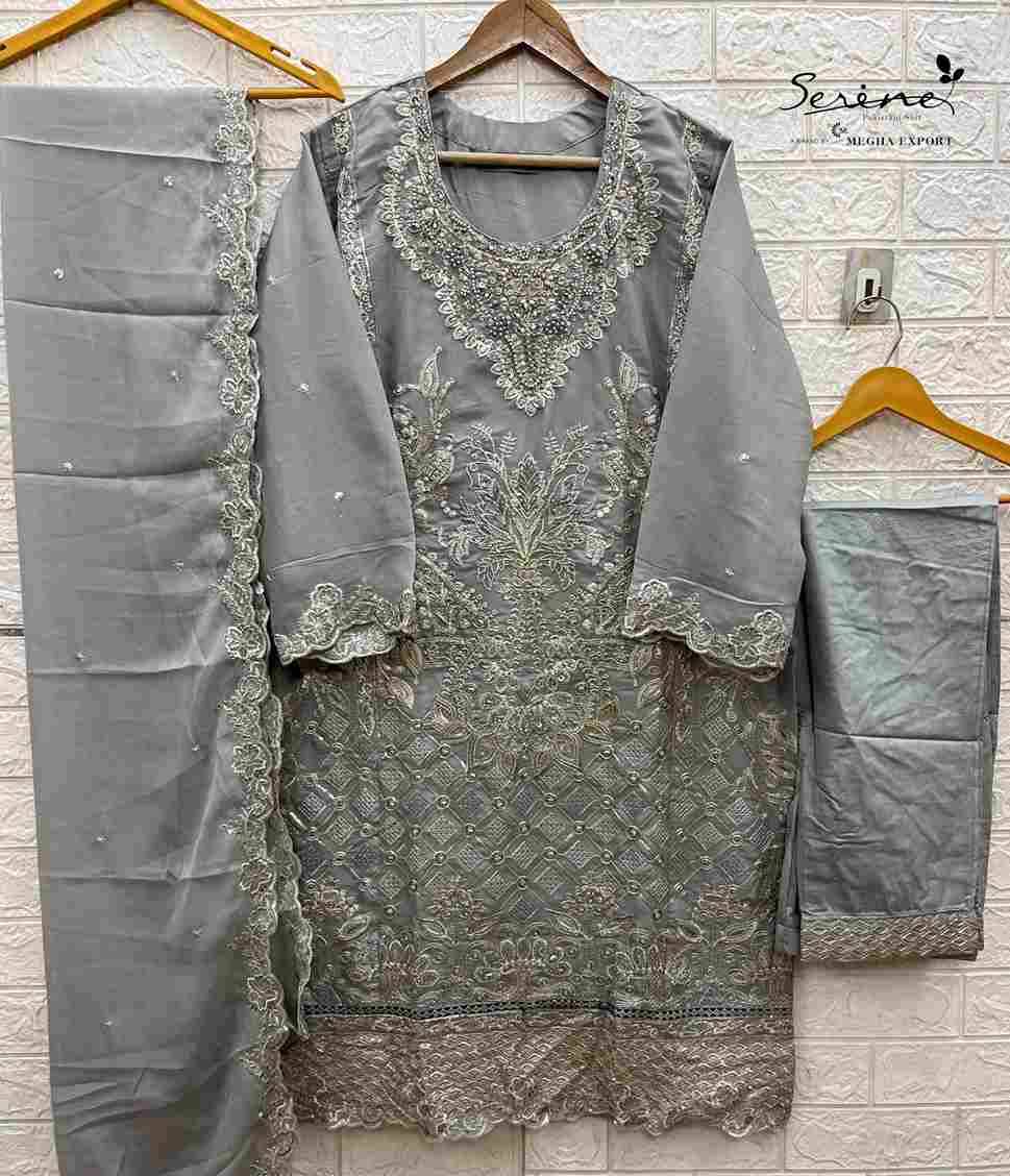 Serene Hit Design S-716 Colours By Serene S-716-A To S-716-D Series Designer Pakistani Suits Beautiful Fancy Colorful Stylish Party Wear & Occasional Wear Georgette Embroidered Dresses At Wholesale Price