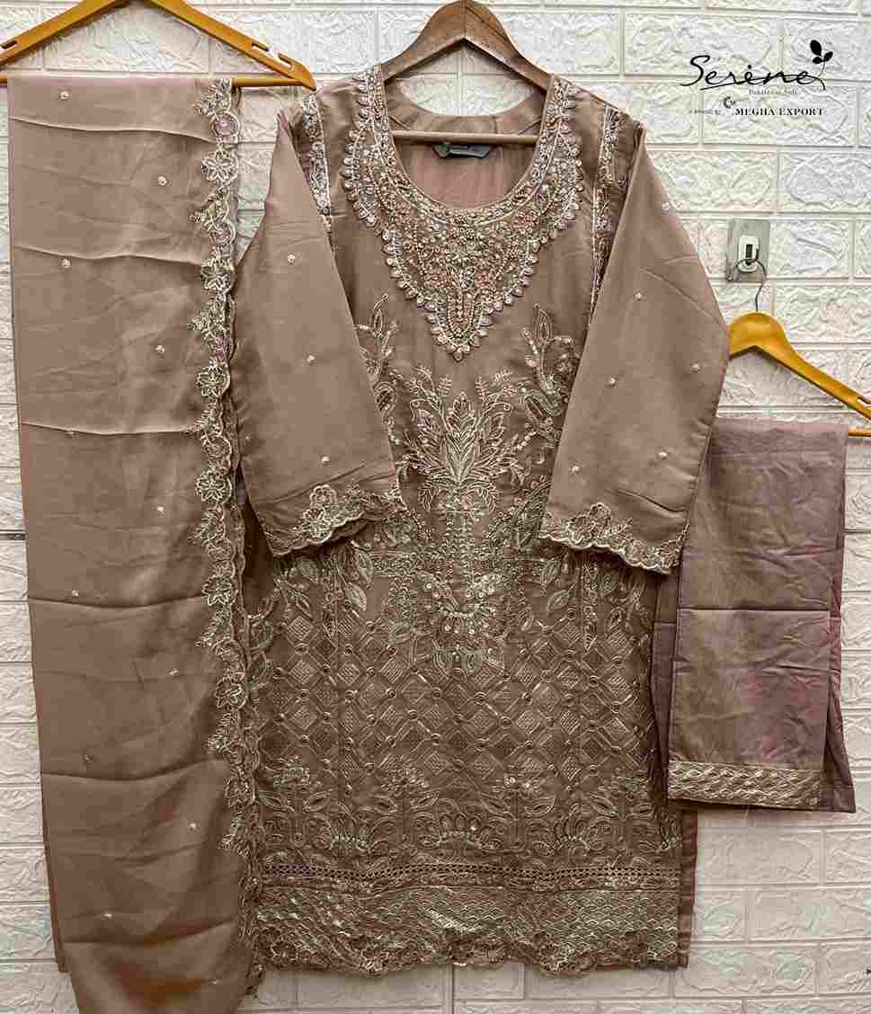 Serene Hit Design S-716 Colours By Serene S-716-A To S-716-D Series Designer Pakistani Suits Beautiful Fancy Colorful Stylish Party Wear & Occasional Wear Georgette Embroidered Dresses At Wholesale Price