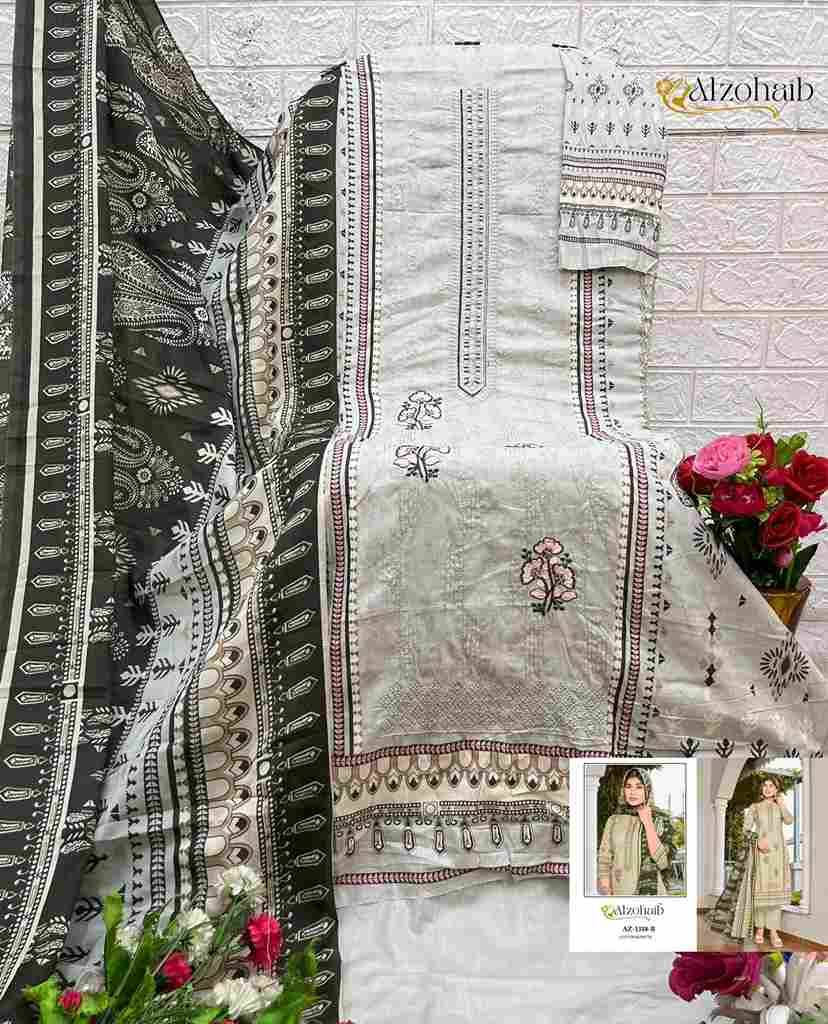 Lamhay Vol-2 By Alzohaib 1318-A To 1319-B Series Beautiful Pakistani Suits Stylish Fancy Colorful Party Wear & Occasional Wear Pure Cotton Print Dresses At Wholesale Price