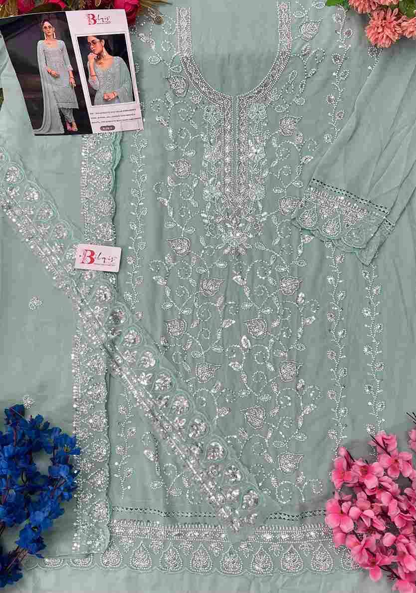 Bilqis 196 Colours By Bilqis 196-A To 196-D Series Beautiful Pakistani Suits Stylish Fancy Colorful Party Wear & Occasional Wear Faux Georgette Embroidery Dresses At Wholesale Price