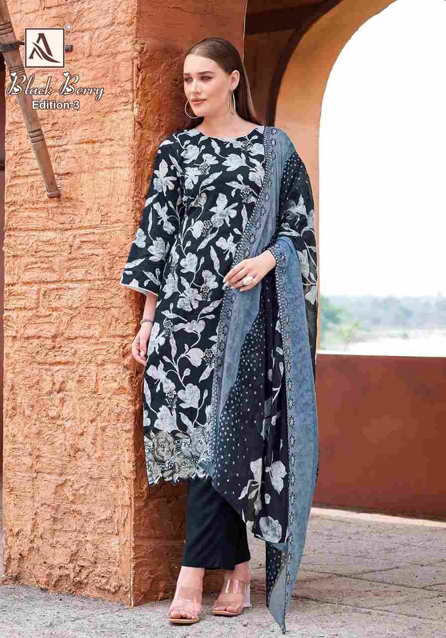 Black Berry Vol-3 By Alok Suit 2019-835-01 To 2019-835-08 Series Beautiful Festive Suits Colorful Stylish Fancy Casual Wear & Ethnic Wear Pure Cambric Cotton Dresses At Wholesale Price