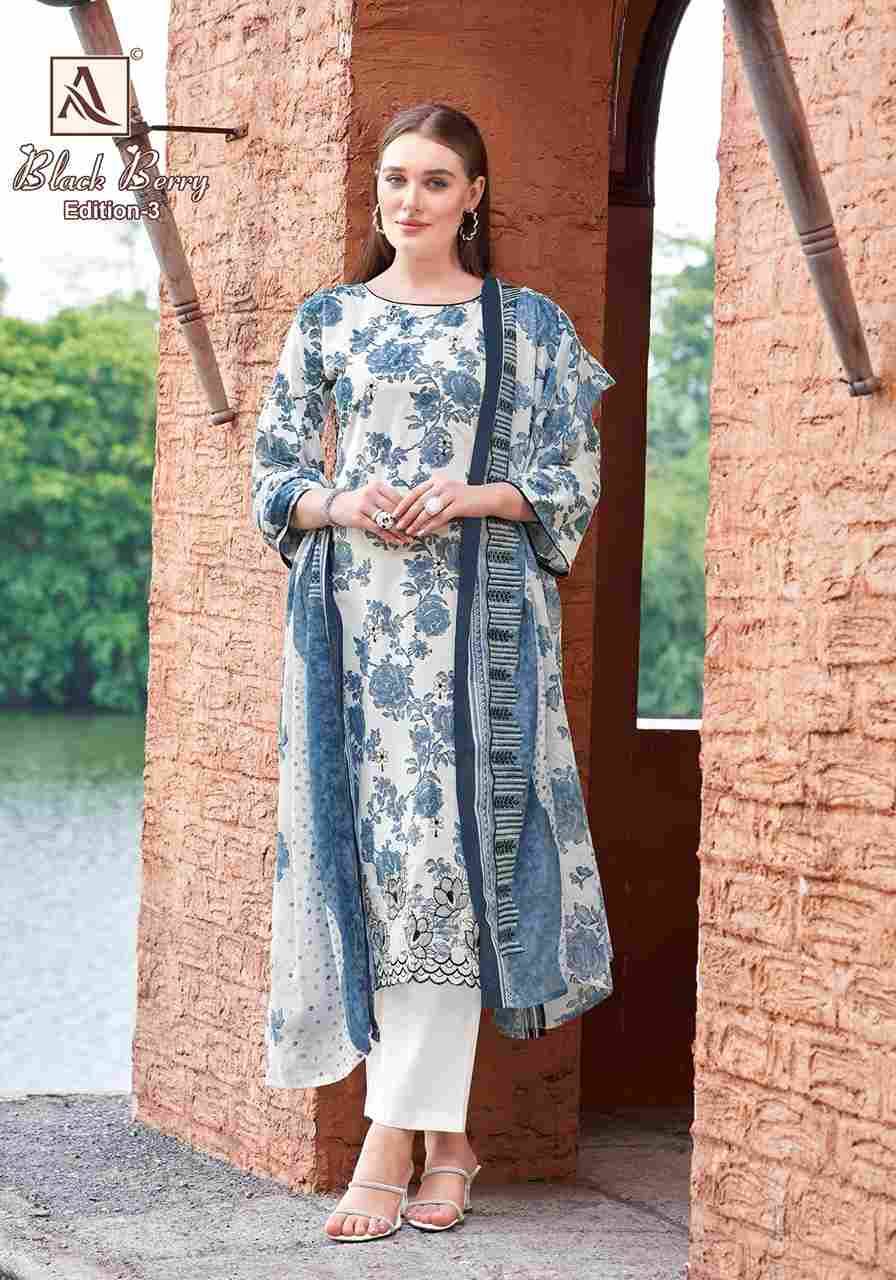 Black Berry Vol-3 By Alok Suit 2019-835-01 To 2019-835-08 Series Beautiful Festive Suits Colorful Stylish Fancy Casual Wear & Ethnic Wear Pure Cambric Cotton Dresses At Wholesale Price