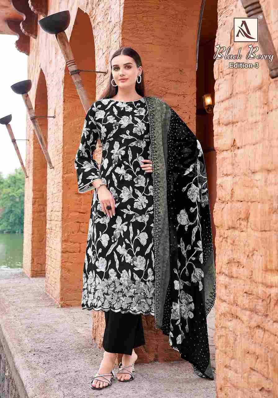 Black Berry Vol-3 By Alok Suit 2019-835-01 To 2019-835-08 Series Beautiful Festive Suits Colorful Stylish Fancy Casual Wear & Ethnic Wear Pure Cambric Cotton Dresses At Wholesale Price
