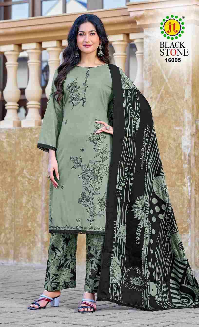 Black Stone Vol-16 By JT 16001 To 16005 Series Beautiful Festive Suits Colorful Stylish Fancy Casual Wear & Ethnic Wear Rayon Dresses At Wholesale Price