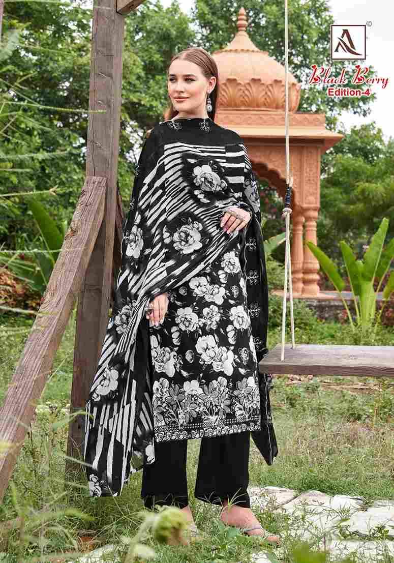 Black Berry Vol-4 By Alok Suit 2021-834-01 To 2021-834-06 Series Beautiful Festive Suits Colorful Stylish Fancy Casual Wear & Ethnic Wear Pure Cambric Cotton Dresses At Wholesale Price