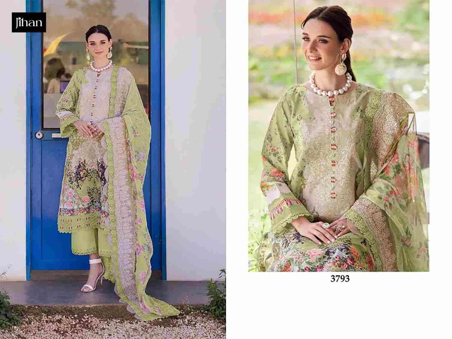 Needle Wonder Vol-5 By Jihan Designer Pakistani Suits Beautiful Fancy Stylish Colorful Party Wear & Occasional Wear Pure Cotton Dresses At Wholesale Price