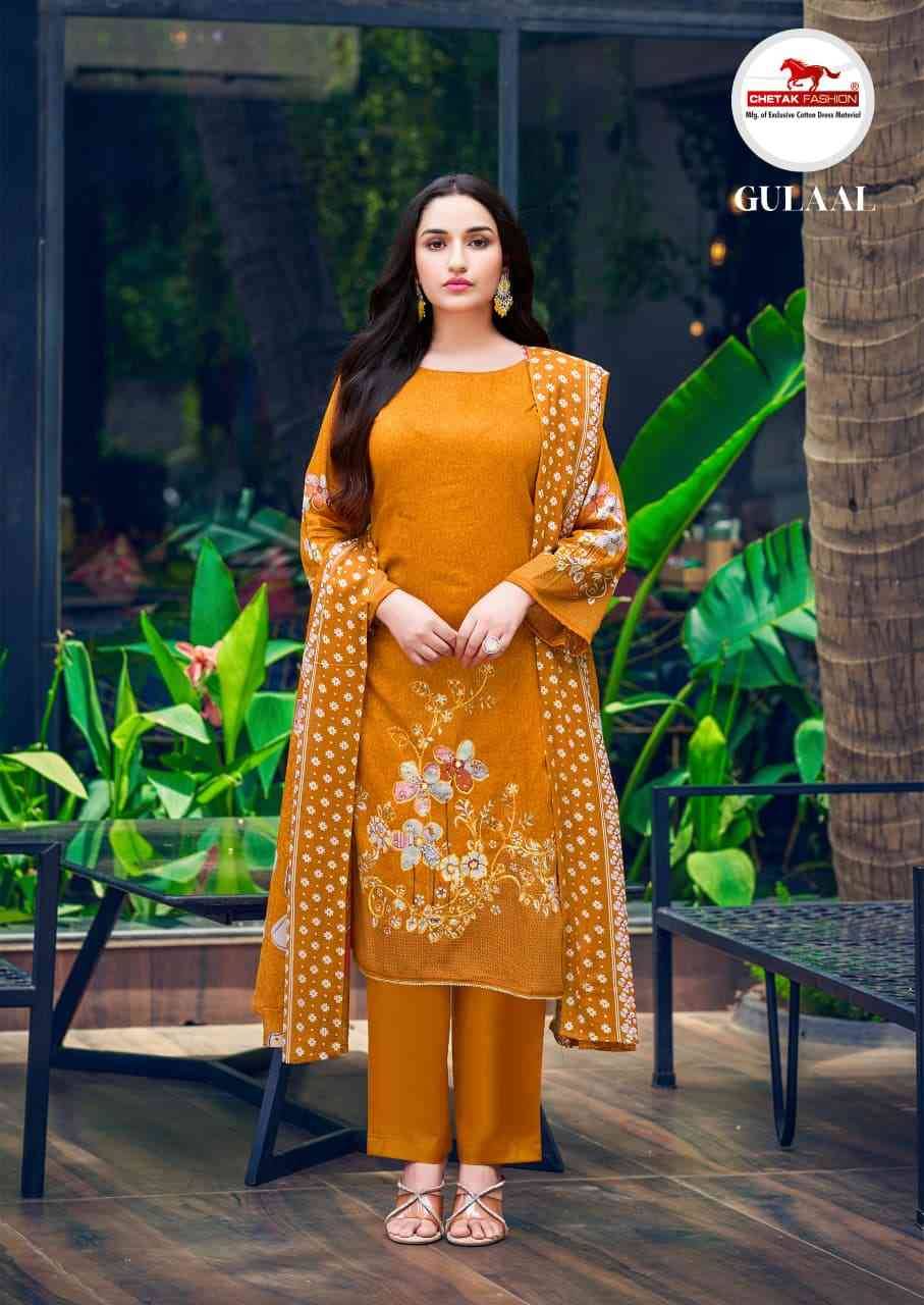 Gulaal Vol-14 By Chetak Fashion 1401 To 1408 Series Beautiful Festive Suits Colorful Stylish Fancy Casual Wear & Ethnic Wear Jam Cotton Print Dresses At Wholesale Price