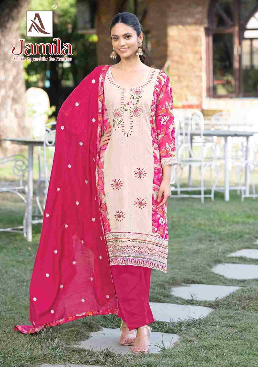 Jamila By Alok Suit 2509-09-1 To 2509-09-4 Series Beautiful Festive Suits Colorful Stylish Fancy Casual Wear & Ethnic Wear Pure Viscose Rayon Dresses At Wholesale Price