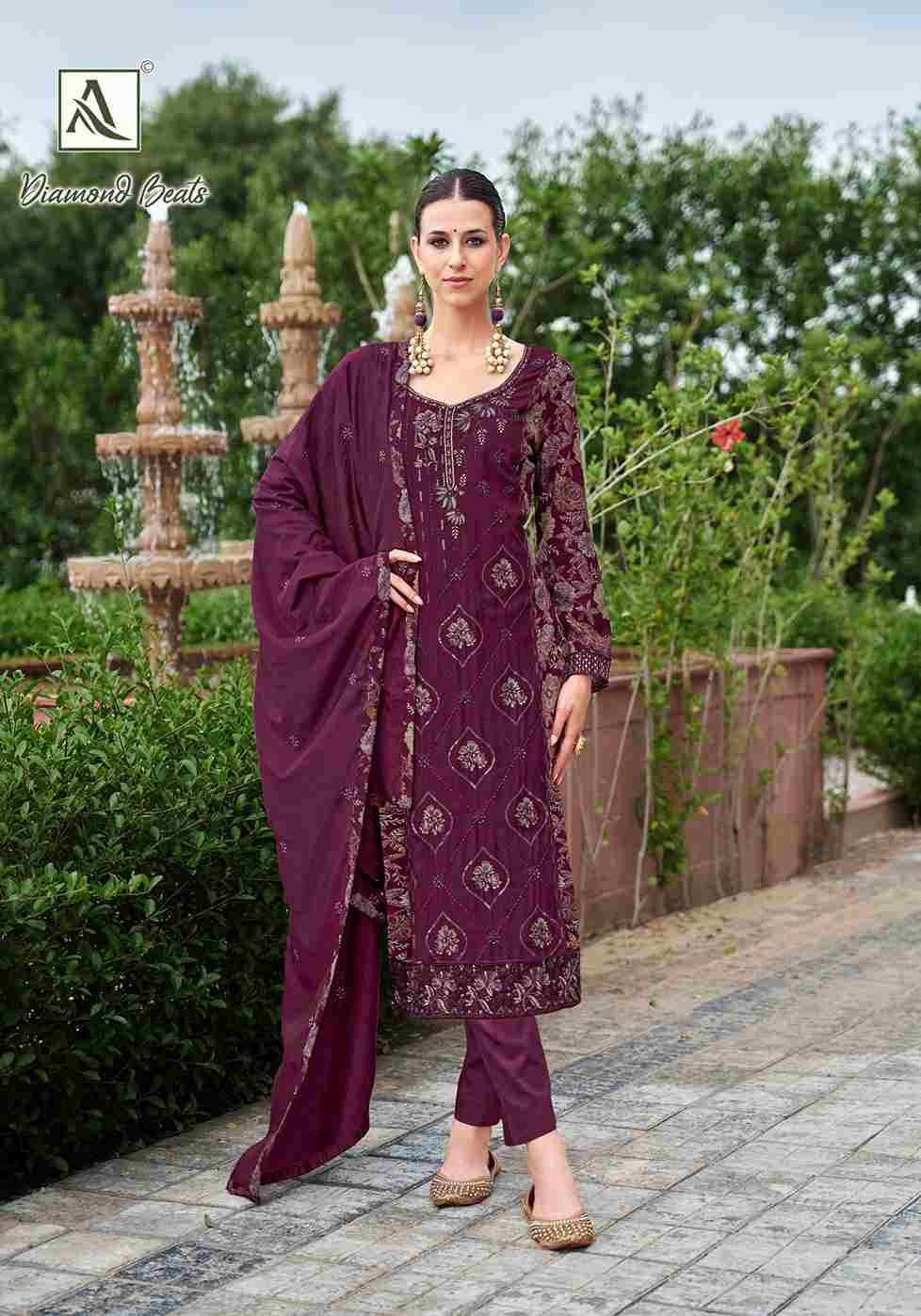 Diamond Beats By Alok Suit 2045-853-01 To 2045-853-06 Series Beautiful Festive Suits Colorful Stylish Fancy Casual Wear & Ethnic Wear Pure Viscose Rayon Dresses At Wholesale Price