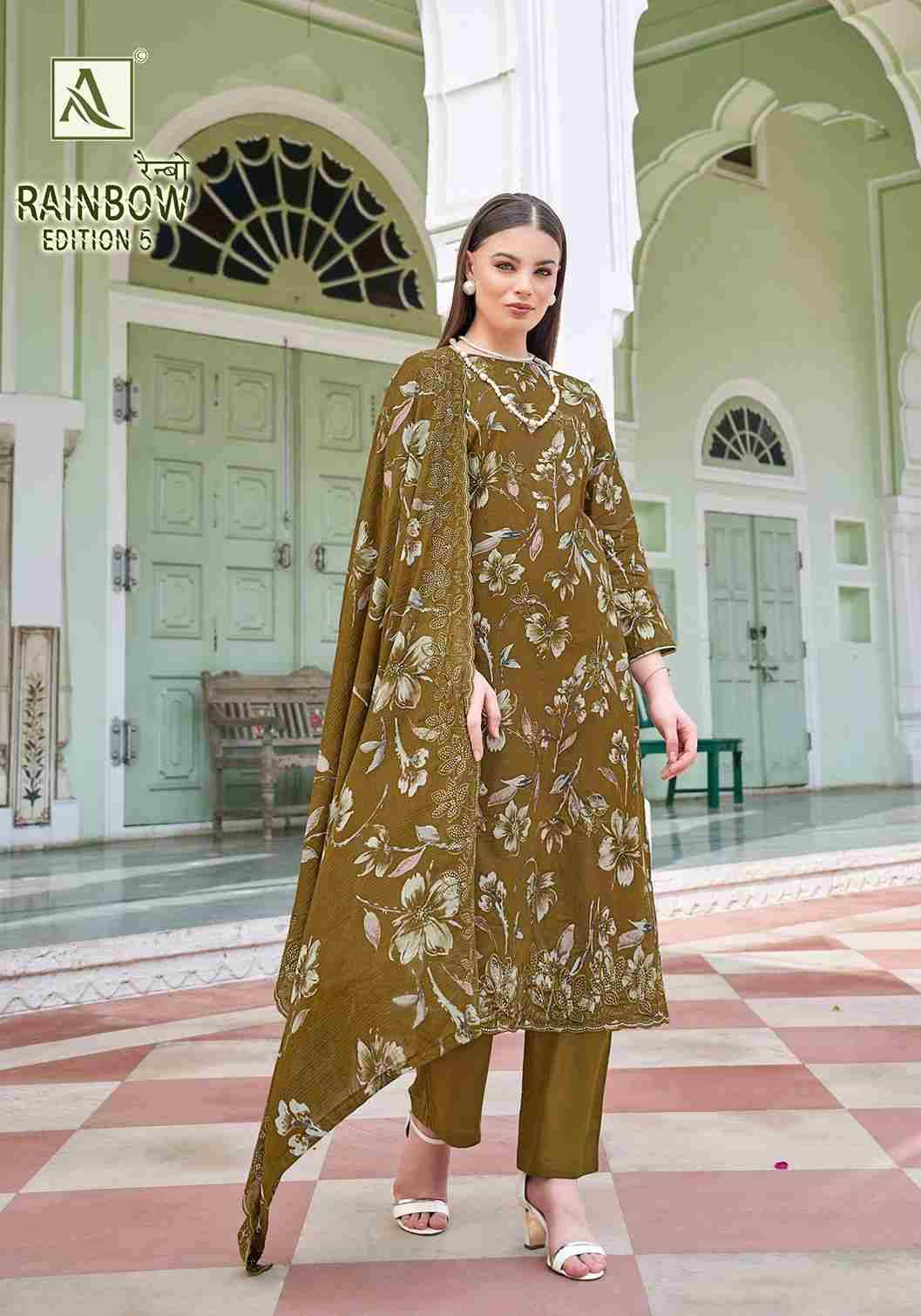 Rainbow Vol-5 By Alok Suit 2056-875-01 To 2056-875-06 Series Beautiful Festive Suits Stylish Fancy Colorful Casual Wear & Ethnic Wear Pure Cambric Cotton Print Dresses At Wholesale Price