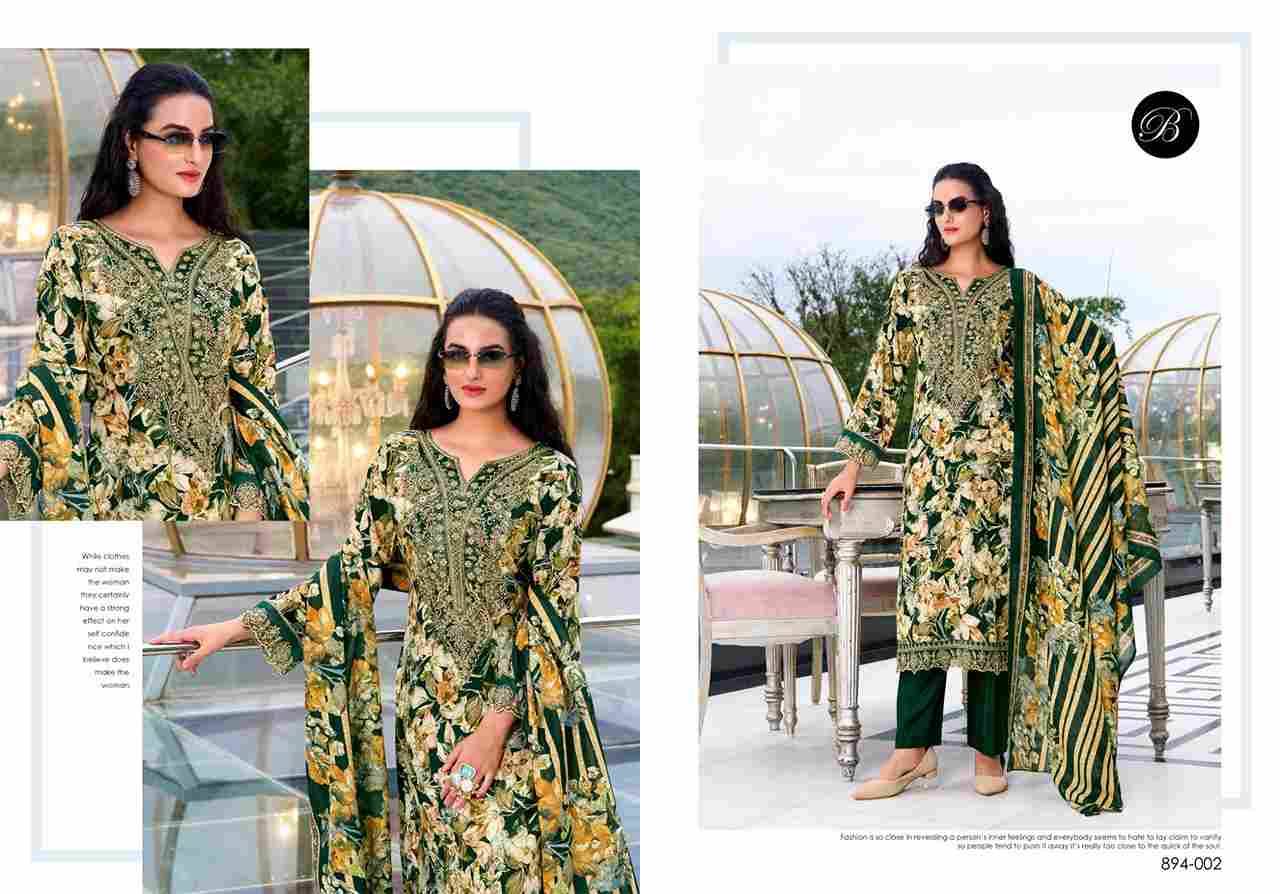 Shehnaaz By Belliza 894-001 To 894-006 Series Beautiful Festive Suits Stylish Fancy Colorful Casual Wear & Ethnic Wear Pure Viscose Rayon Dresses At Wholesale Price