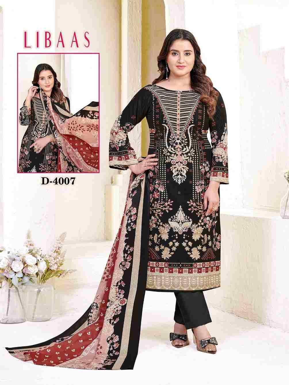 Libaas Vol-4 By Ganesha 4005 To 4012 Series Beautiful Festive Suits Stylish Fancy Colorful Party Wear & Occasional Wear Pure Cotton Dresses At Wholesale Price