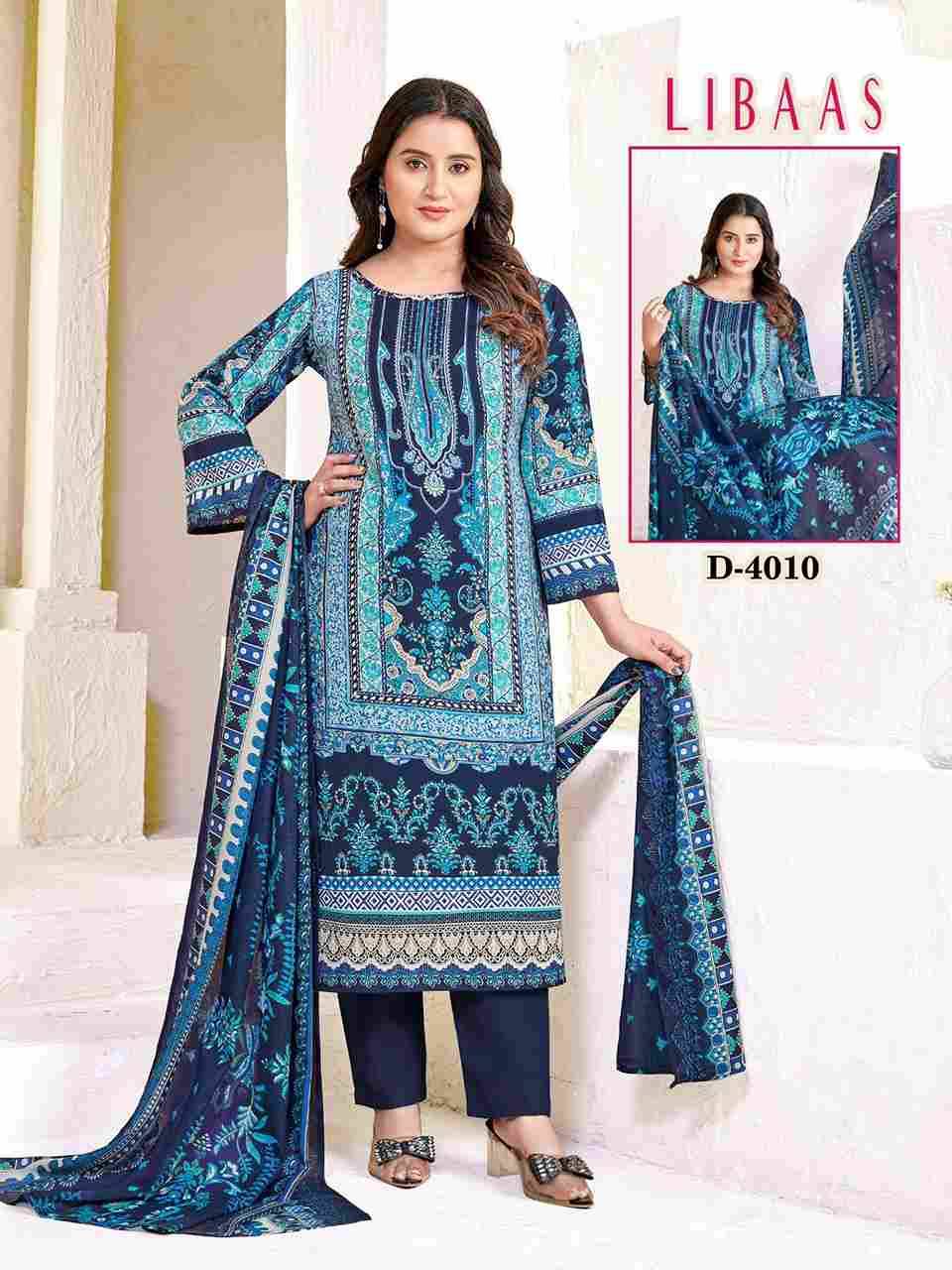 Libaas Vol-4 By Ganesha 4005 To 4012 Series Beautiful Festive Suits Stylish Fancy Colorful Party Wear & Occasional Wear Pure Cotton Dresses At Wholesale Price