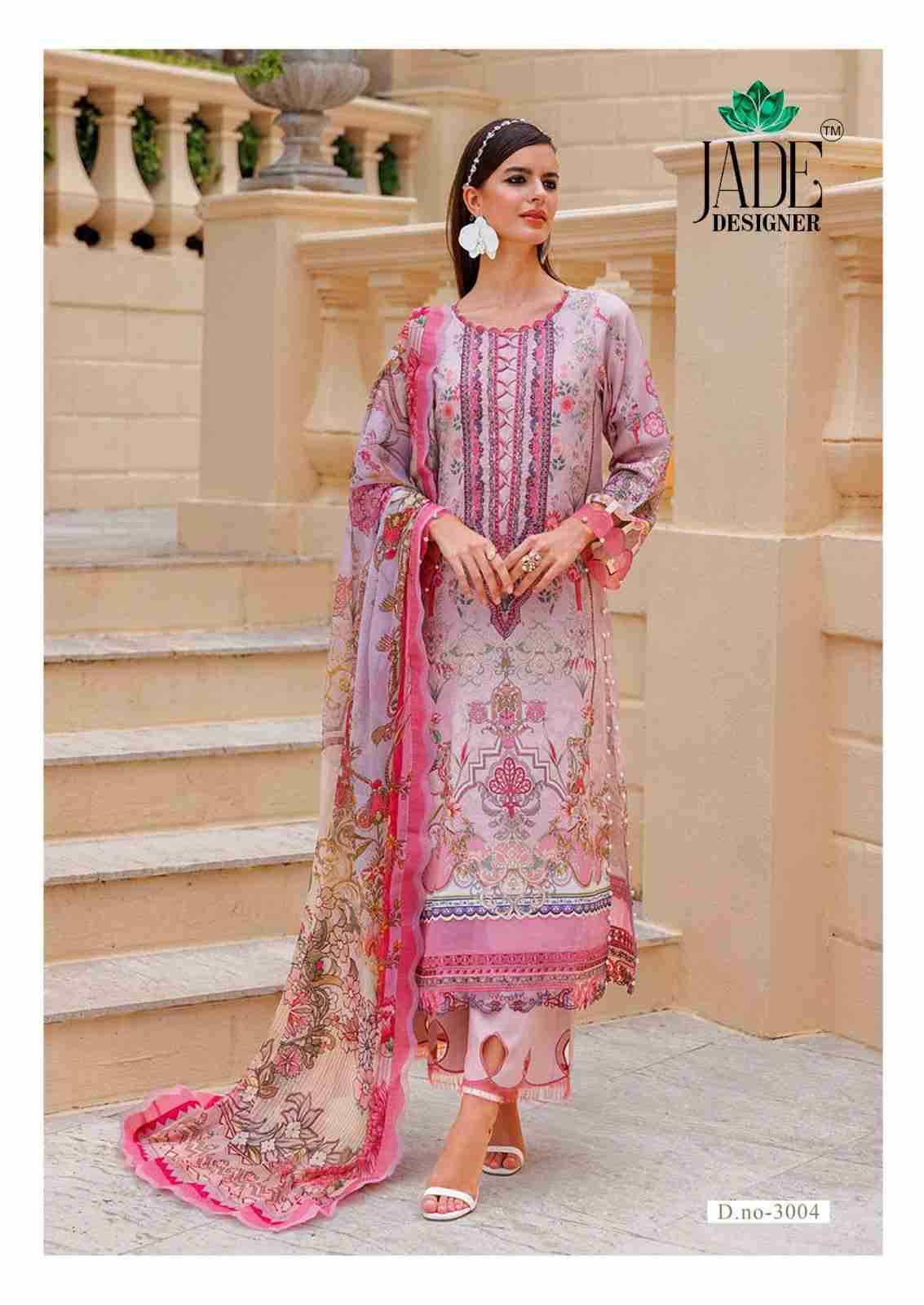 Noor Ahmed Vol-3 By Jade 3001 To 3006 Series Beautiful Festive Suits Colorful Stylish Fancy Casual Wear & Ethnic Wear Pure Lawn Cotton Embroidered Dresses At Wholesale Price