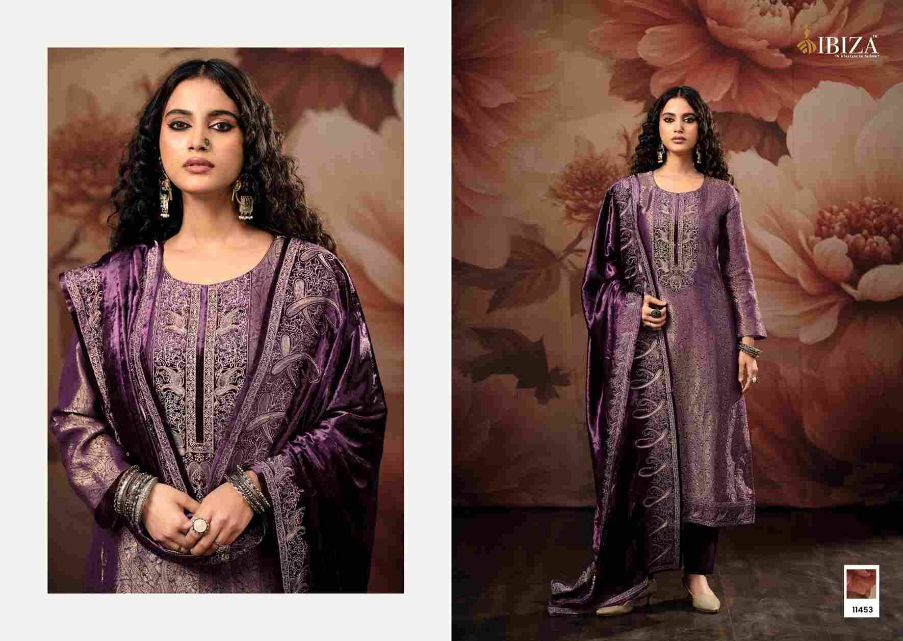 Vihara By Ibiza 11451 To 11454 Series Designer Festive Suits Beautiful Fancy Stylish Colorful Party Wear & Occasional Wear Pure Jacquard Dresses At Wholesale Price