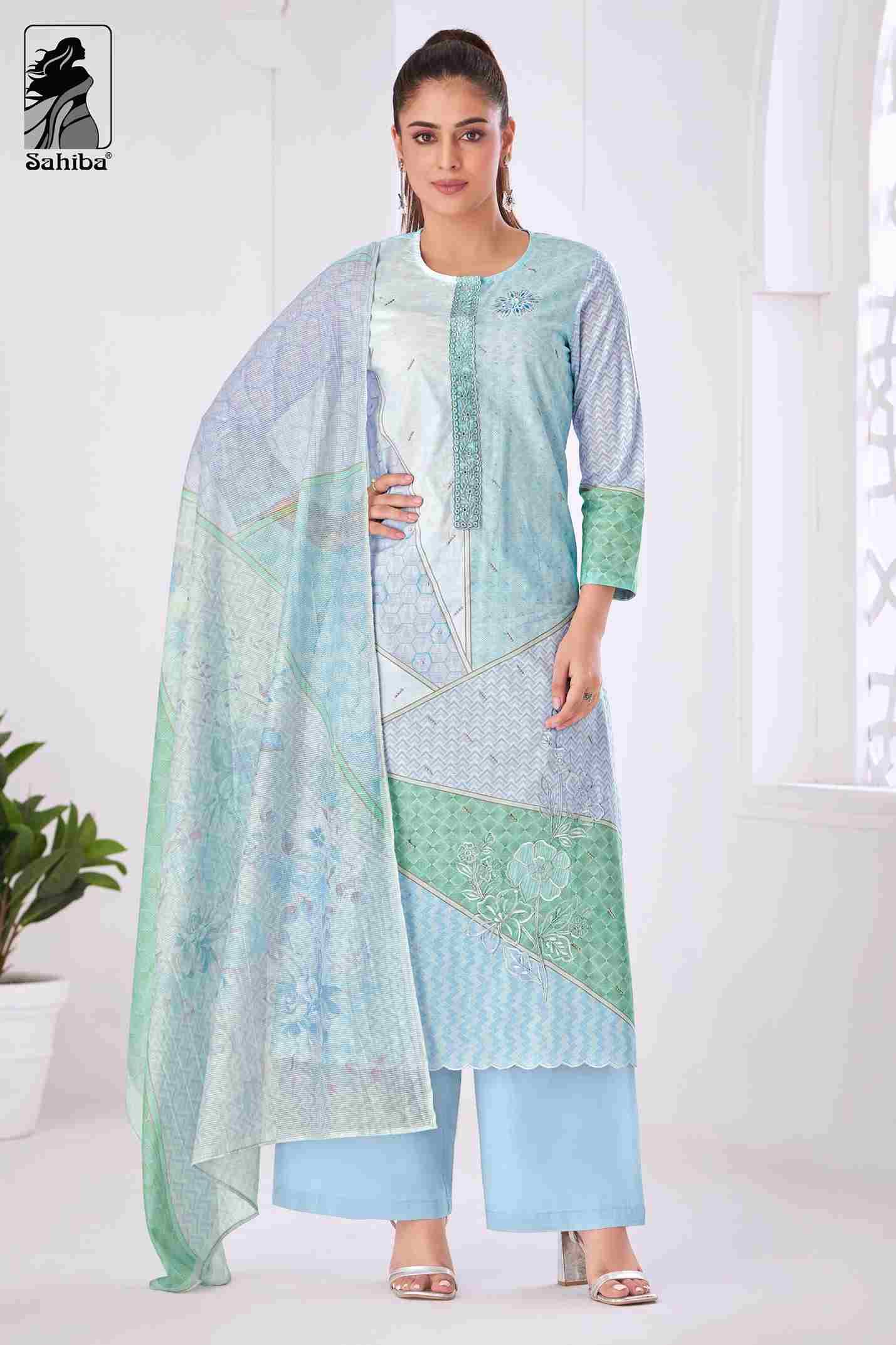 Divisa By Sahiba Fabrics Beautiful Festive Suits Colorful Stylish Fancy Casual Wear & Ethnic Wear Pure Cotton Lawn Dresses At Wholesale Price