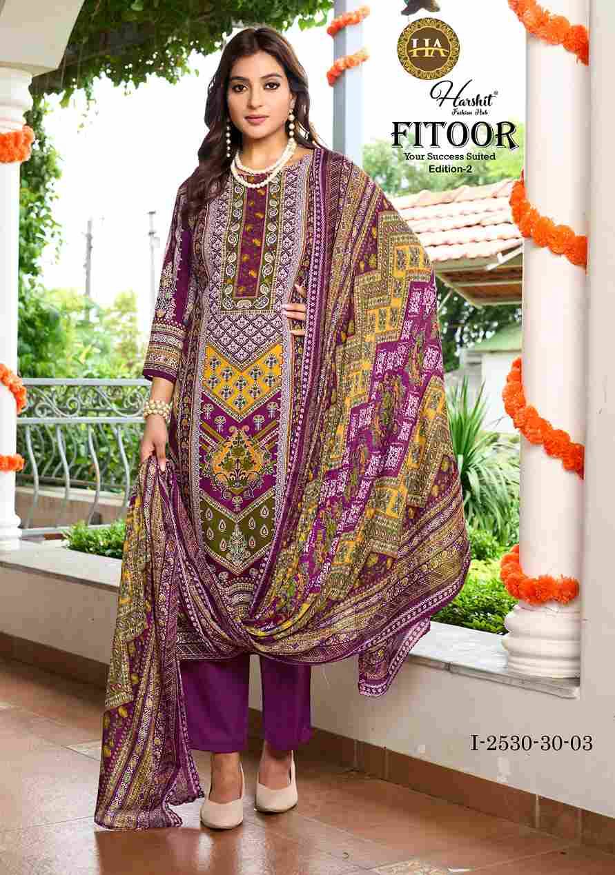 Fitoor Vol-2 By Harshit Fashion Hub 2530-30-01 To 2530-30-06 Series Beautiful Festive Suits Stylish Fancy Colorful Casual Wear & Ethnic Wear Pure Viscose Rayon Print Dresses At Wholesale Price