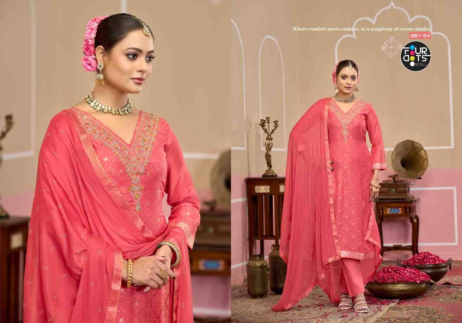 Millie By Four Dots 1911 To 1914 Series Designer Stylish Fancy Colorful Beautiful Party Wear & Ethnic Wear Collection Viscose Muslin Dresses At Wholesale Price