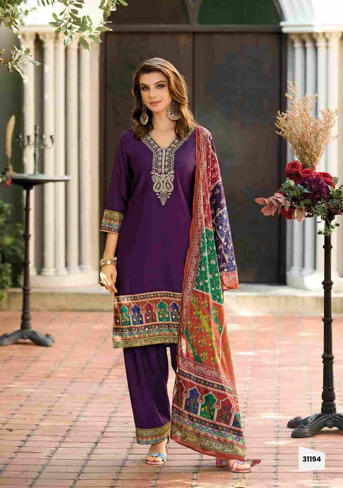 Khwab By Lady Leela 31191 To 31194 Series Beautiful Festive Suits Colorful Stylish Fancy Casual Wear & Ethnic Wear Viscose Silk With Work Dresses At Wholesale Price