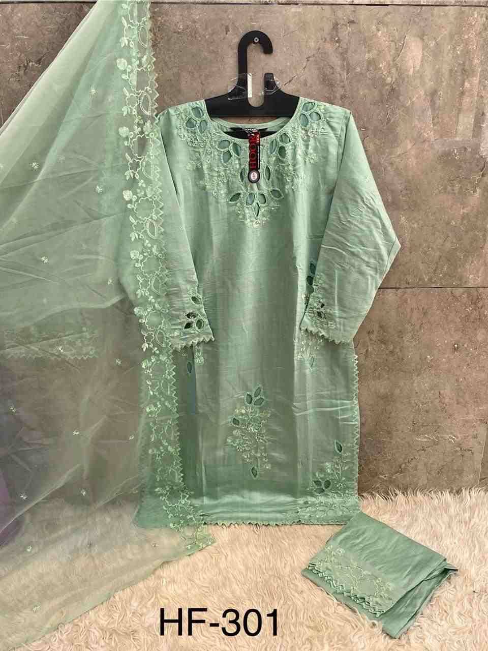 Hoor Tex Hit Design HF-301 Colours By Hoor Tex HF-301-A To HF-301-D Series Designer Festive Pakistani Suits Collection Beautiful Stylish Fancy Colorful Party Wear & Occasional Wear Viscose Dresses At Wholesale Price