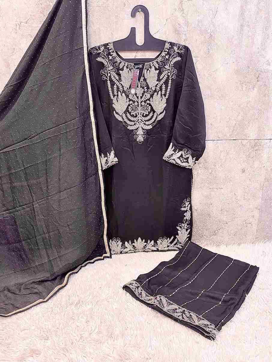 Hoor Tex Hit Design HF-171 Colours By Hoor Tex HF-171-A To HF-171-D Series Designer Festive Pakistani Suits Collection Beautiful Stylish Fancy Colorful Party Wear & Occasional Wear Heavy Chinnon Embroidered Dresses At Wholesale Price