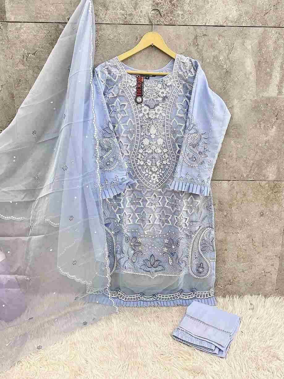 Hoor Tex Hit Design HF-177 Colours By Hoor Tex HF-177-A To HF-177-D Series Designer Festive Pakistani Suits Collection Beautiful Stylish Fancy Colorful Party Wear & Occasional Wear Heavy Organza Embroidered Dresses At Wholesale Price