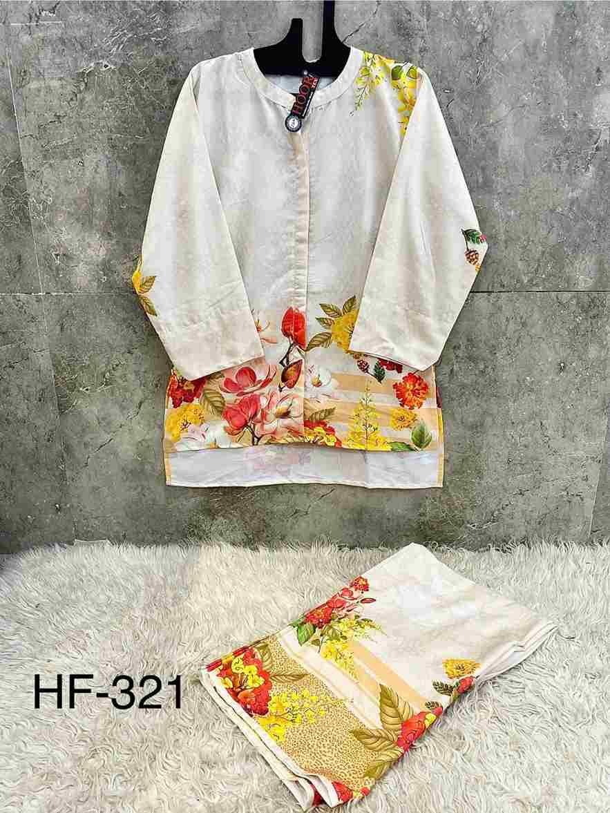 Hoor Tex Hit Design HF-317 Series By Hoor Tex HF-317To HF-326 Series Designer Stylish Fancy Colorful Beautiful Casual Wear & Ethnic Wear Imported Rayon Satin Co-Ords At Wholesale Price
