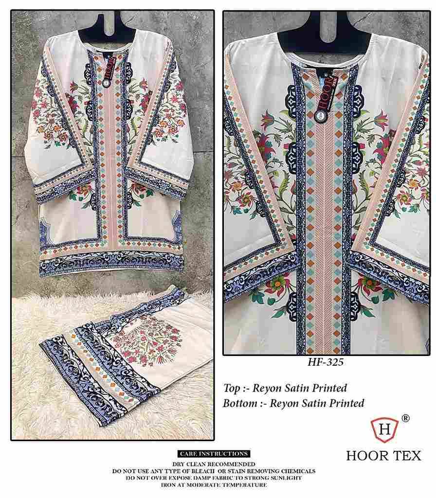 Hoor Tex Hit Design HF-317 Series By Hoor Tex HF-317To HF-326 Series Designer Stylish Fancy Colorful Beautiful Casual Wear & Ethnic Wear Imported Rayon Satin Co-Ords At Wholesale Price