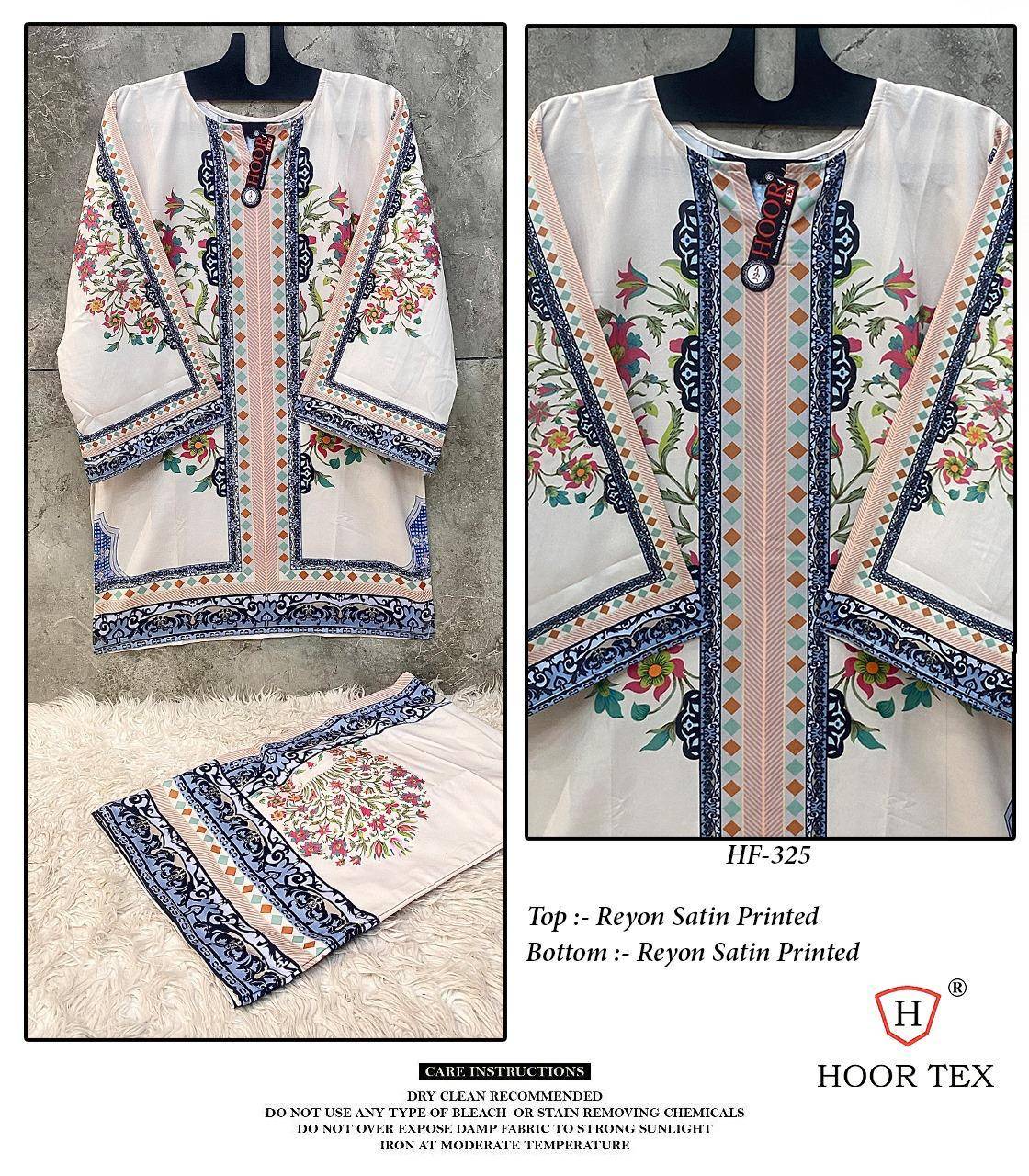Hoor Tex Hit Design HF-317 Series By Hoor Tex HF-317To HF-326 Series Designer Stylish Fancy Colorful Beautiful Casual Wear & Ethnic Wear Imported Rayon Satin Co-Ords At Wholesale Price