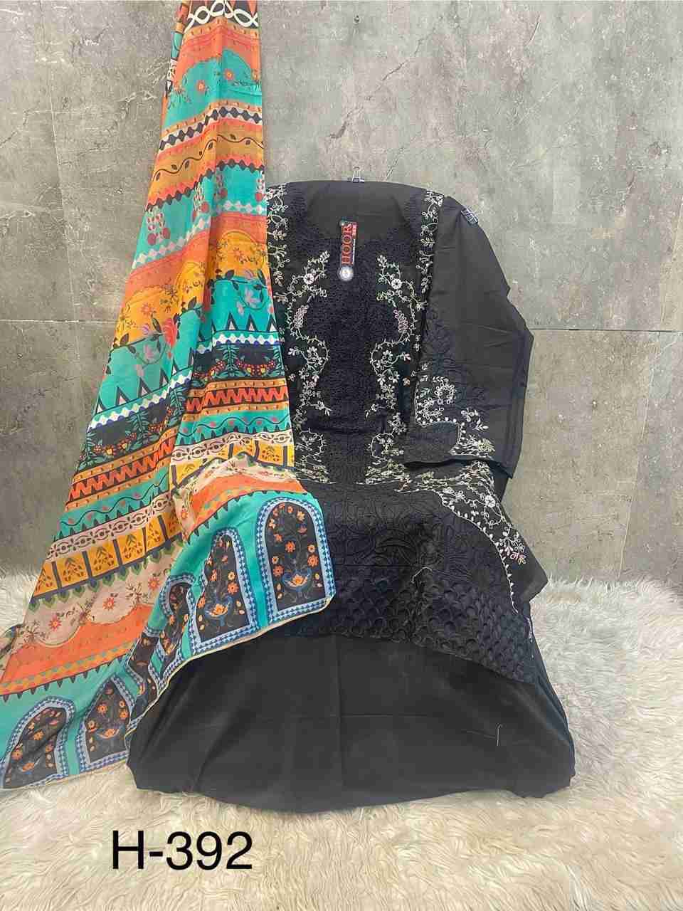 Hoor Tex Hit Design H-392 By Hoor Tex Designer Festive Pakistani Suits Collection Beautiful Stylish Fancy Colorful Party Wear & Occasional Wear Heavy Cotton With Embroidered Dresses At Wholesale Price