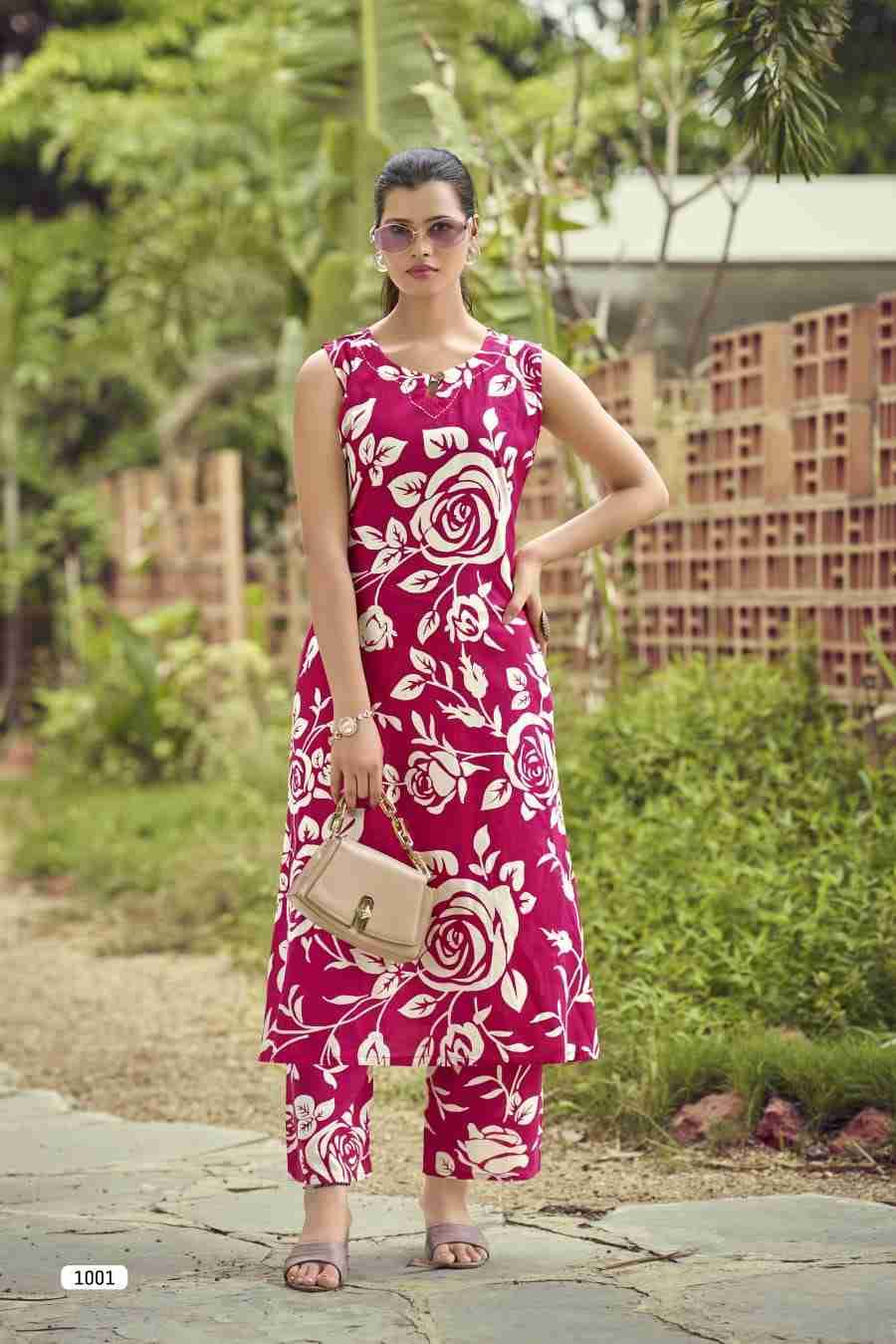 Olivia Vol-3 By Tips And Tops 1001 To 1006 Series Designer Stylish Fancy Colorful Beautiful Party Wear & Ethnic Wear Collection Rayon Print Tops With Bottom At Wholesale Price