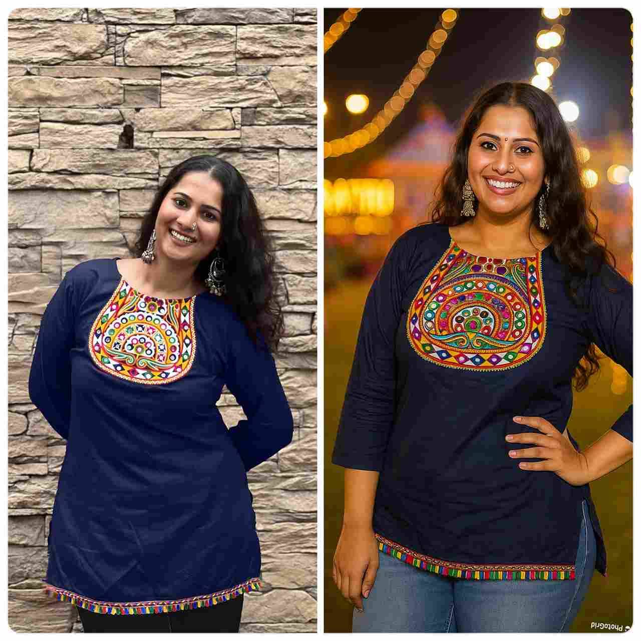 Ai Navratri Vol-2 By Kaamiri 01 To 04 Series Designer Stylish Fancy Colorful Beautiful Party Wear & Ethnic Wear Collection Heavy Rayon Tops At Wholesale Price