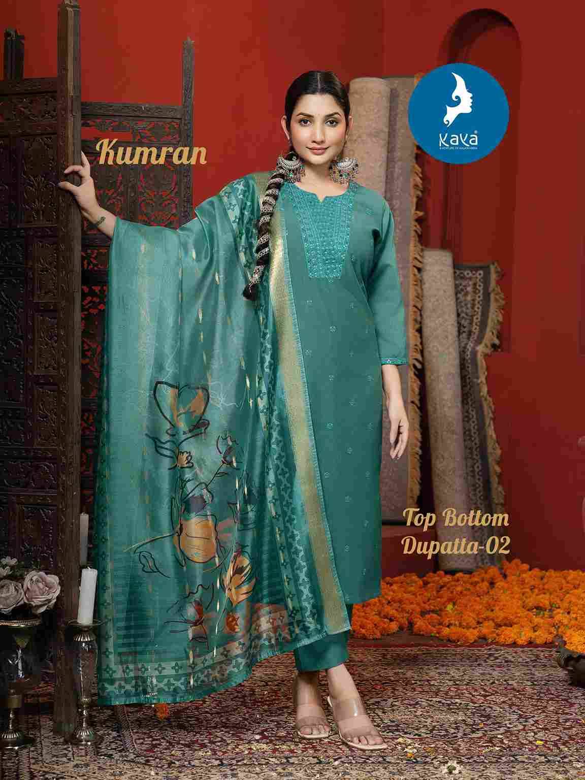 Kumran By Kaya 01 To 06 Series Beautiful Stylish Festive Suits Fancy Colorful Casual Wear & Ethnic Wear & Ready To Wear Gadhwal Silk Print Dresses At Wholesale Price