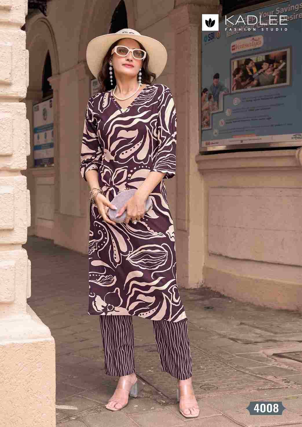 Rangoli Vol-2 By Kadlee 4007 To 4012 Series Designer Stylish Fancy Colorful Beautiful Party Wear & Ethnic Wear Collection Rayon Print Kurtis With Bottom At Wholesale Price