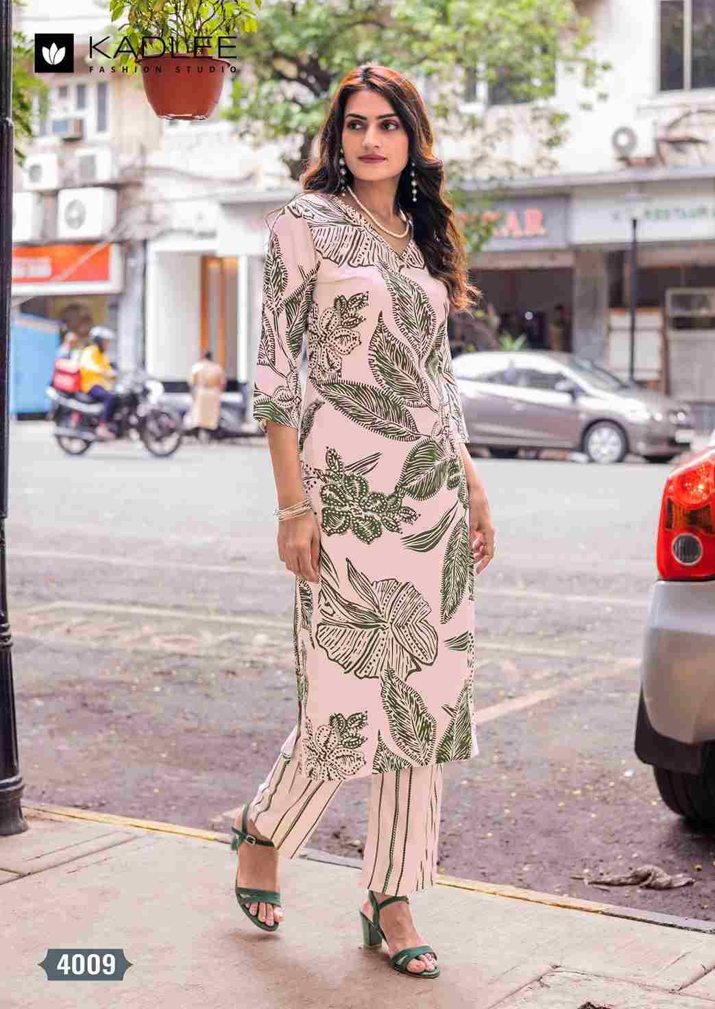 Rangoli Vol-2 By Kadlee 4007 To 4012 Series Designer Stylish Fancy Colorful Beautiful Party Wear & Ethnic Wear Collection Rayon Print Kurtis With Bottom At Wholesale Price