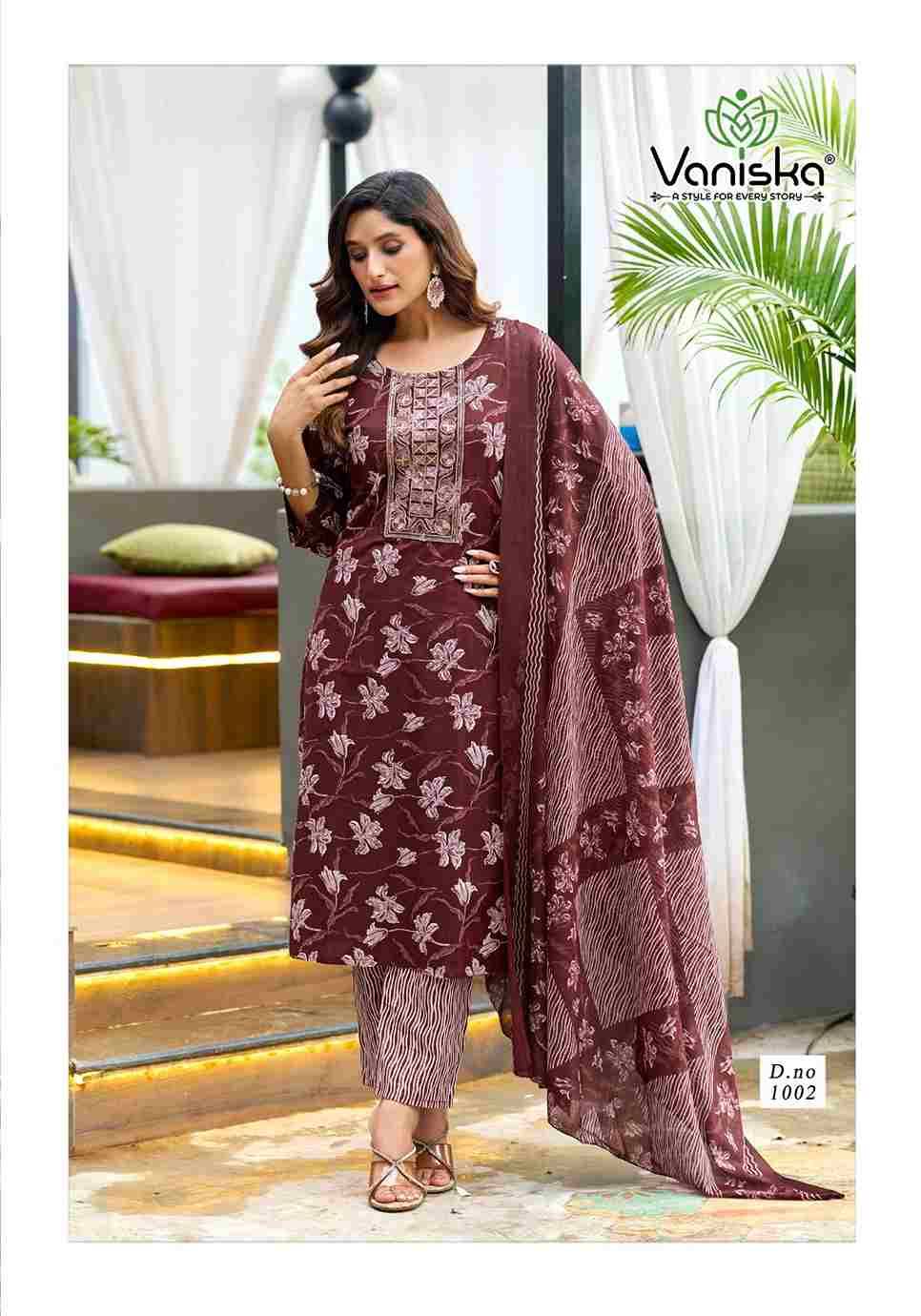 Trendy Cotton Vol-1 By Vaniska 1001 To 1006 Series Designer Stylish Fancy Colorful Beautiful Party Wear & Ethnic Wear Collection Pure Cotton Dresses At Wholesale Price