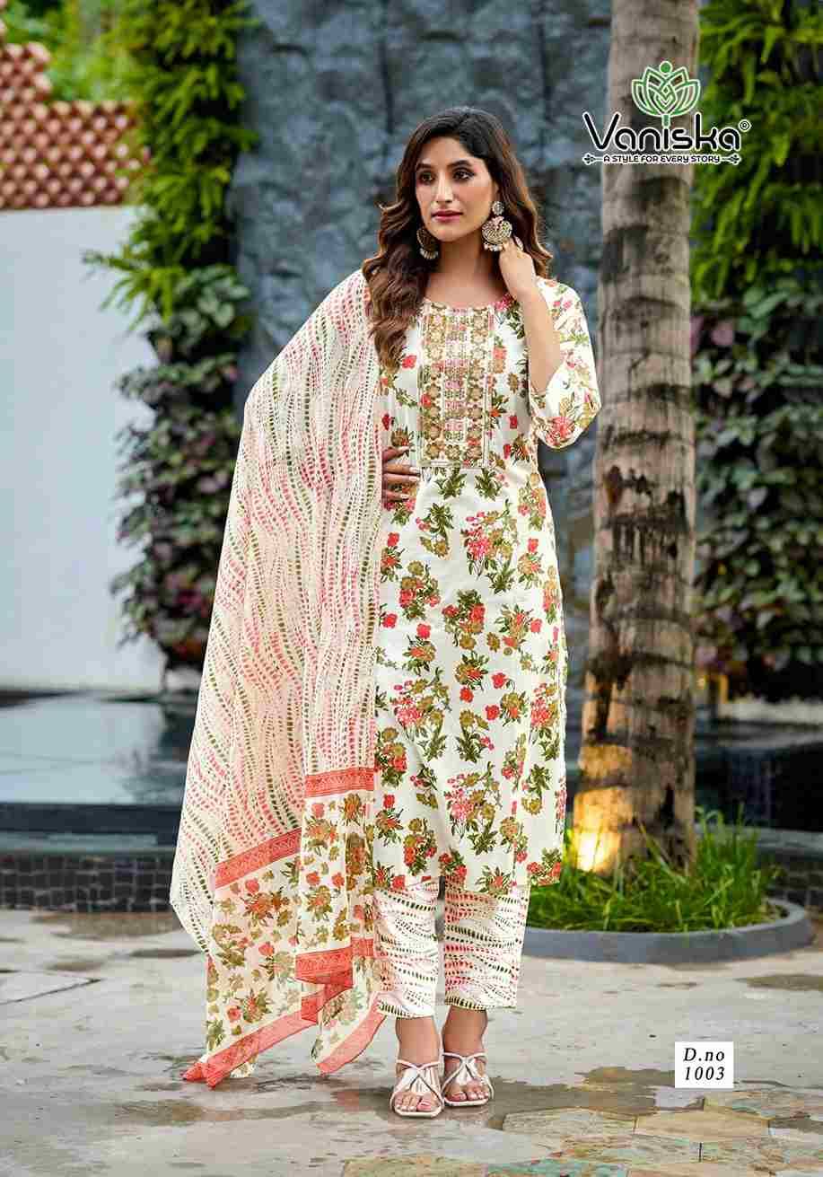 Trendy Cotton Vol-1 By Vaniska 1001 To 1006 Series Designer Stylish Fancy Colorful Beautiful Party Wear & Ethnic Wear Collection Pure Cotton Dresses At Wholesale Price