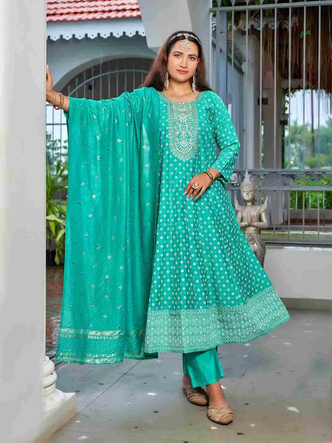 Emily By Aanchi 01 To 04 Series Beautiful Festive Suits Colorful Stylish Fancy Casual Wear & Ethnic Wear Roman Silk Dresses At Wholesale Price