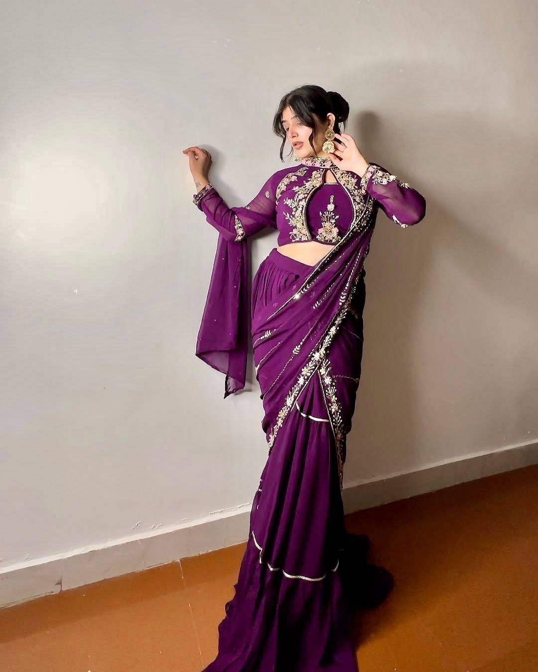 Be-280 By Fashid Wholesale 01 To 06 Series Indian Traditional Wear Collection Beautiful Stylish Fancy Colorful Party Wear & Occasional Wear Faux Georgette Lehenga Sarees At Wholesale Price