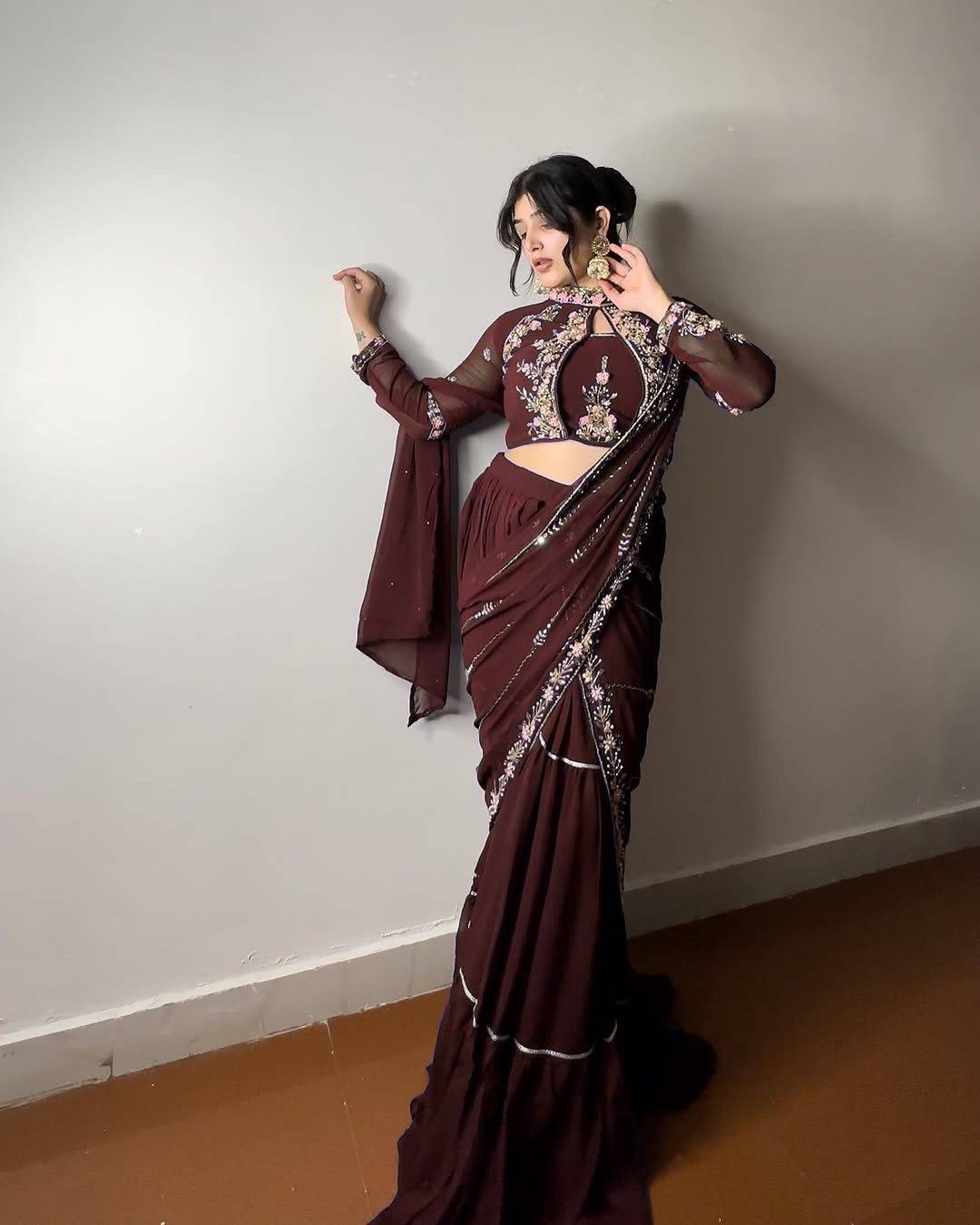 Be-280 By Fashid Wholesale 01 To 06 Series Indian Traditional Wear Collection Beautiful Stylish Fancy Colorful Party Wear & Occasional Wear Faux Georgette Lehenga Sarees At Wholesale Price