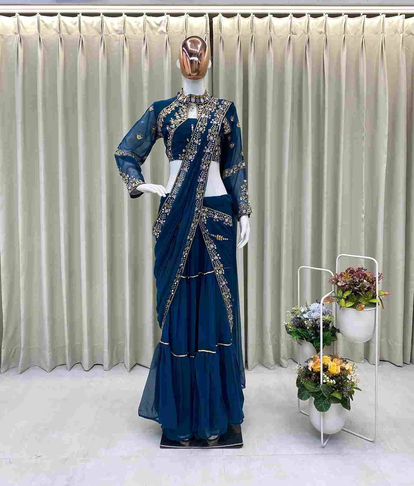 Be-280 By Fashid Wholesale 01 To 06 Series Indian Traditional Wear Collection Beautiful Stylish Fancy Colorful Party Wear & Occasional Wear Faux Georgette Lehenga Sarees At Wholesale Price